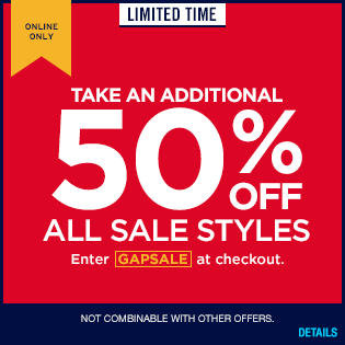 Gap coupons in discount store 2019